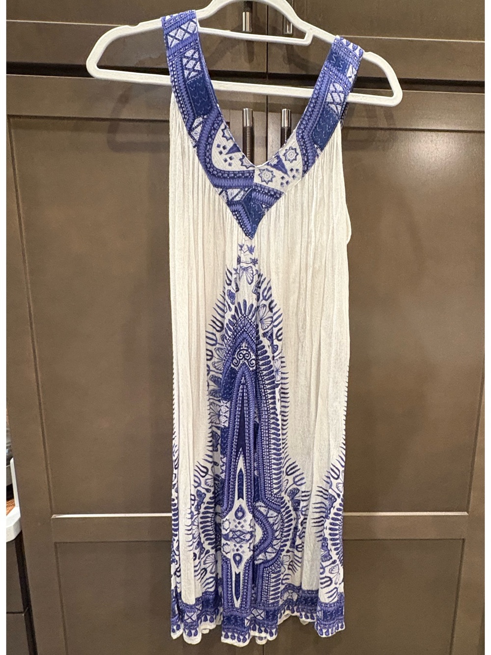 INGear Blue & White Sleeveless Dress Coverup, 1SFM